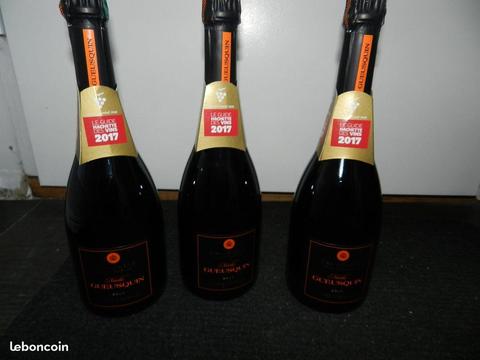 3 bouteilles de champagne Nicolas GUEUSQUIN cuvée