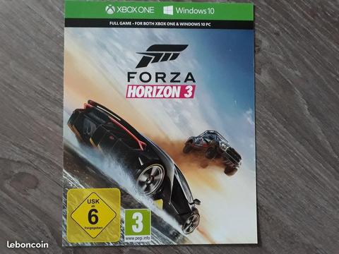 Forza Horizon 3 sur PC Windows 10 et XBOX ONE