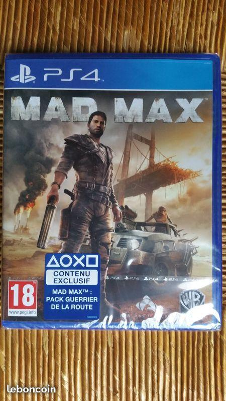 V/E Mad Max PS4 neuf sous plastique