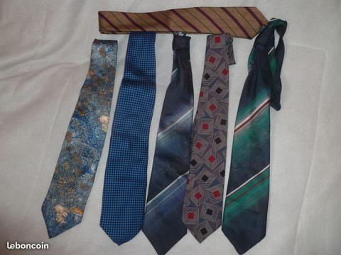 Lot 6 cravates homme (NM)