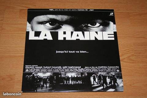 Laser disc double film LA HAINE comme neuf