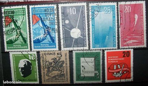 N°322 timbres allemand ddr lot 965,966,967