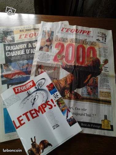 Journal L'Equipe - 1er Janvier 2000