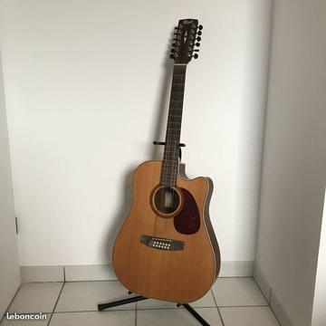 Guitare Cort 12 cordes électro-acoustique Folk