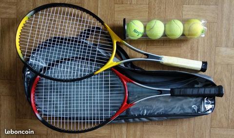 Raquettes de tennis et sac de transport