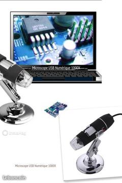 Microscope USB Numérique 1000X