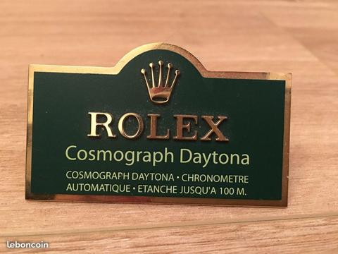 Plaquette Rolex Daytona