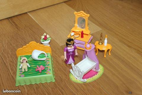 Playmobil S. de bains, chambre et garde-robe royal