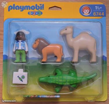 Playmobil 1-2-3 n° 6744 - Vétérinaire & faune sauv