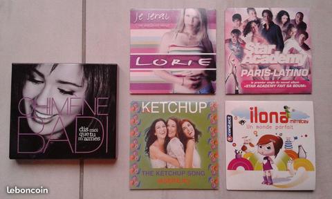 CD Chimène Badi Lorie Star Ac' Las Ketchup Ilona