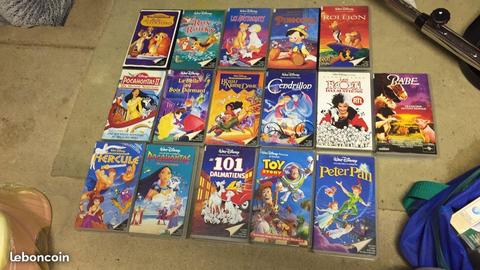 Lot cassettes Walt Disney