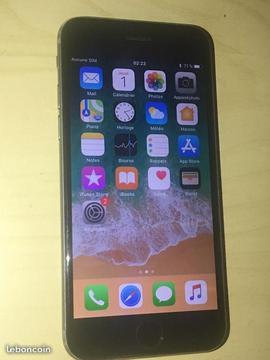iPhone 6 64Go débloqué couleur gris sidéral