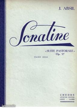 Absil : sonatine pour piano