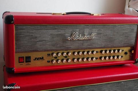 Ampli guitare tout lampe Marshall JVM 410 Rouge