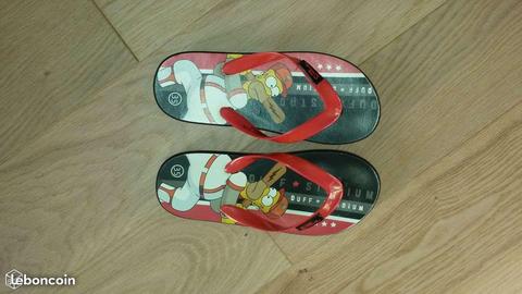 Tongs garçon THE SIMPSONS Taille