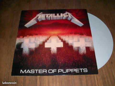 Metallica rare lp couleur master of puppets