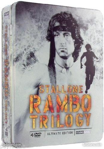 Coffret 4 dvd Rambo Trilogy + John Rambo