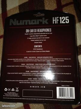 Casque DJ Numark HF 125
