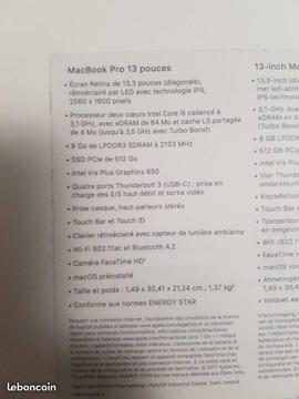 MacBook Pro 13 Pouces