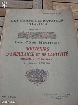 Les champs de bataille 1914/1915