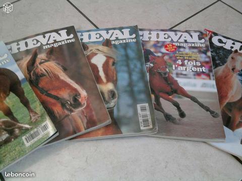Anciens magazines sur les chevaux
