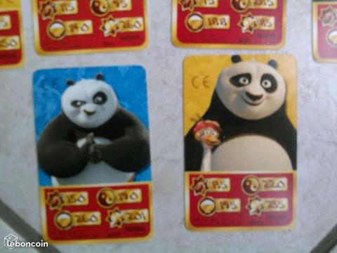 Cartes kung fu panda dreamworks