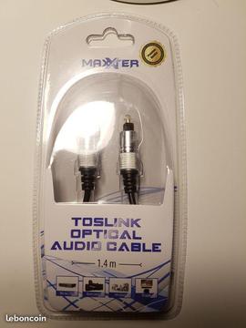 Câble optique audio TOSLINK de 1,4 m