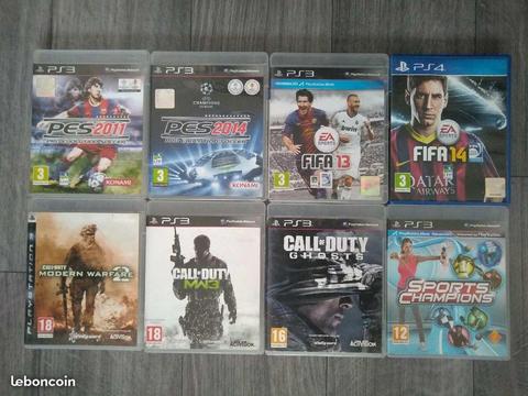 Jeux PS3, PS4, Xbox 360, Wii et PC