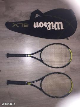 2 raquettes de tennis Wilson K Pro Open (rare )