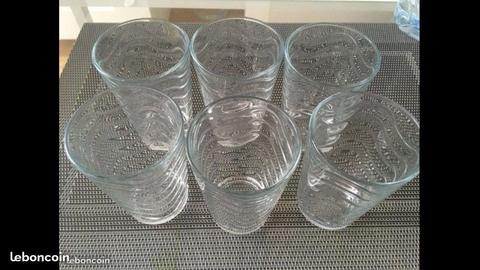 Lot de 6 verres