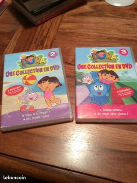Lot de 2 DVD Dora vol 2 et 3 JH72