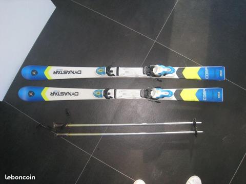 Ski Junior Dynastar team ski comp 140 cm + Batons