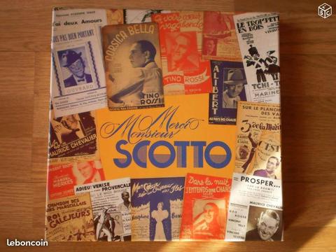 Coffret 9 LP MERCI MONSIEUR SCOTTO