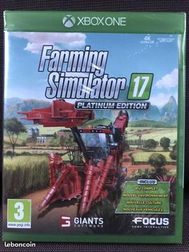 XBOX ONE FARMING SIMULATOR 2017 neuf