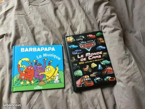 Livres Barbapapa, Cars, encyclopédie Nature sf0