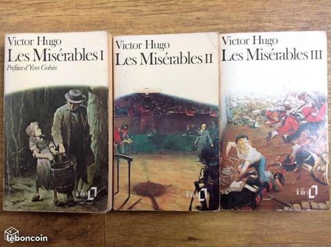 Livres Les Misérables (3 volumes)