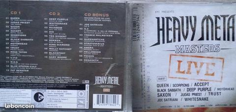 Heavy Metal Masters Live Triple CD