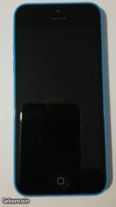 Iphone 5C Bleu en très bon état