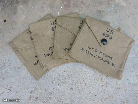 Militaria - Kit gas mask M1 US WW