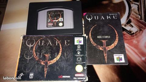 Jeu Quake en boite Nintendo 64
