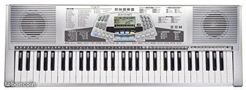Clavier musique synthetiseur + support