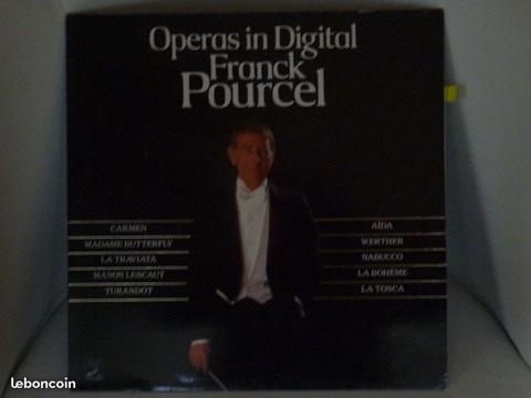 FRANCK POURCEL Operas in Digital. Vinyle 33T