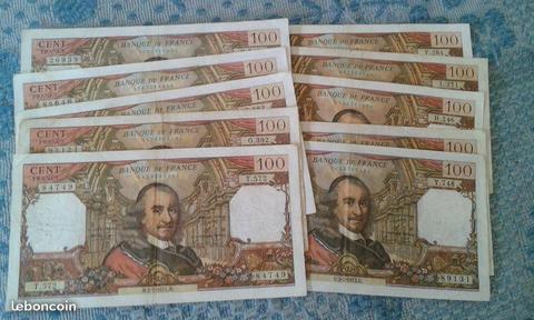 Billets 100 francs