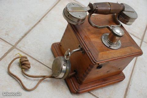 ANCIEN TELEPHONE Séquanaise Electrique Jacquesson