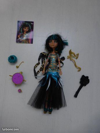 Poupée Monster High Cléo de Nile TBE (ln44)