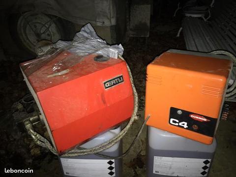 2 brûleurs (Cuenod + Oertli) + 40 L antigel