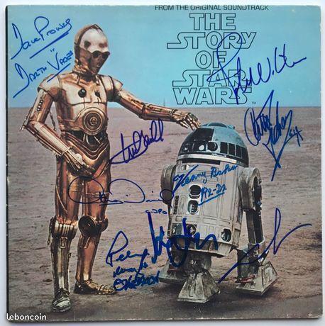 The Story Of Star Wars LP, 9 autographes certifiés