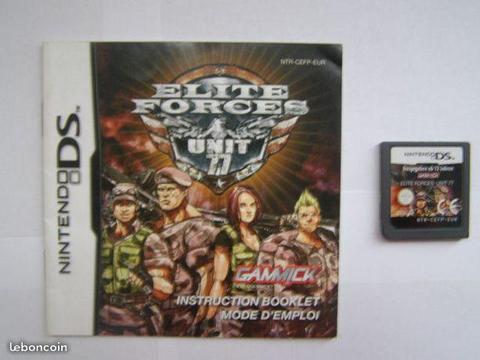 Jeu DS elite forces unit 7,7