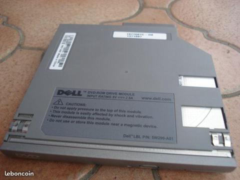 2 modules lecteur DVD pour portables DELL Latitude