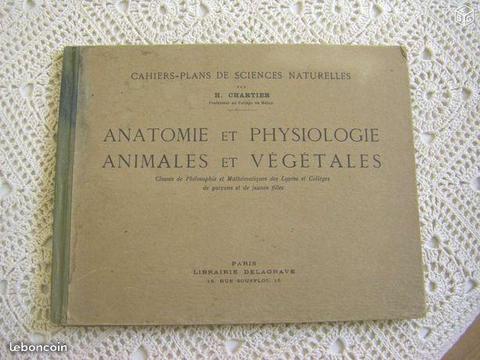 Anatomie et Physiologie animales et végétales